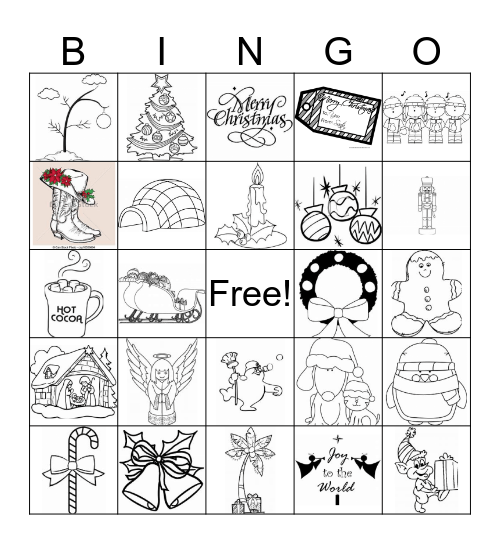 Christmas Bingo Card