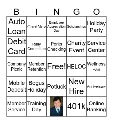 Training Day Bingo Card