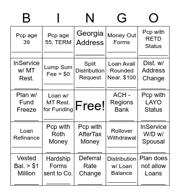 Hayme's HOT Bingo Bonanza Bingo Card