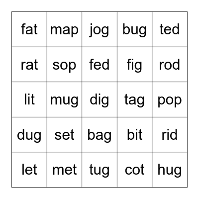 BINGO!! Bingo Card