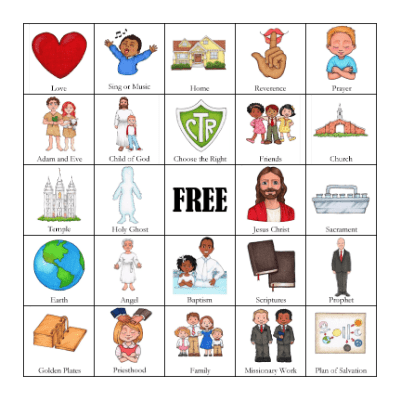 General Conference Bingo Card