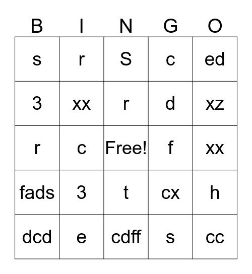 Good Nutrition Is Our Mission Bingo Card