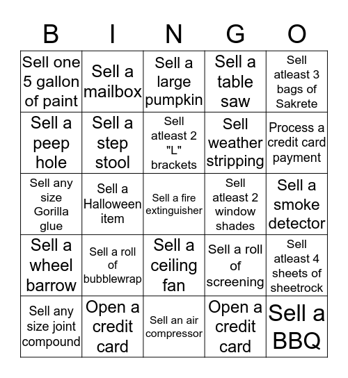 CAM  2018 Bingo Card