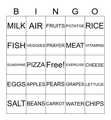 BRUNCH ON THE LAWN Bingo Card