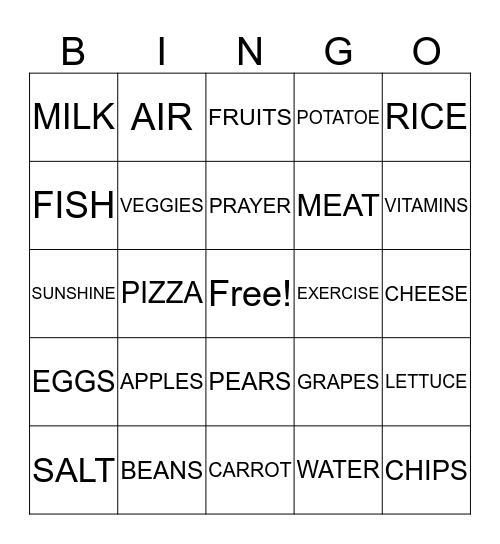 BRUNCH ON THE LAWN Bingo Card