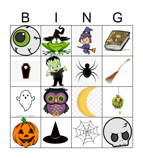 HALLOWEEN BINGO Card