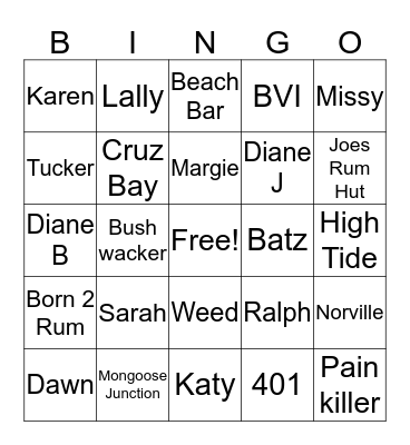 STJ 2018 Practice Bingo Card
