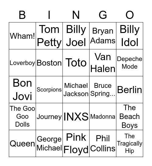 Boom Bingo Card