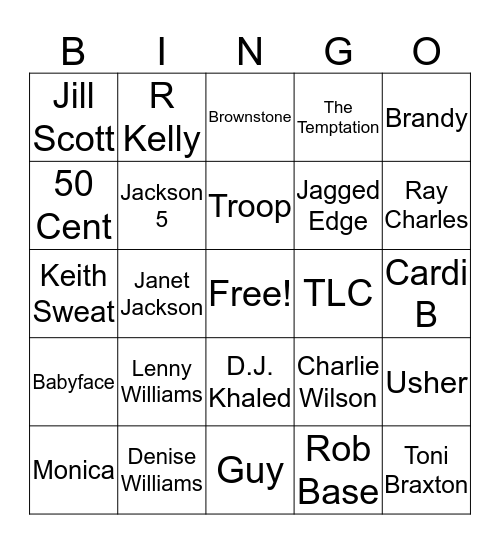 Trap Bingo (1$ Blackout Card) Bingo Card