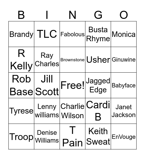 Trap Bingo(1$ Blackout Card) Bingo Card