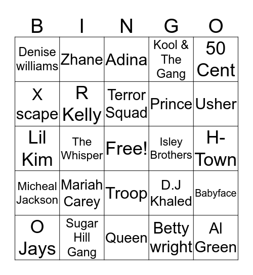 Trap Bingo(1$Blackout Card) Bingo Card
