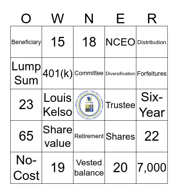 OWNER BINGO Card