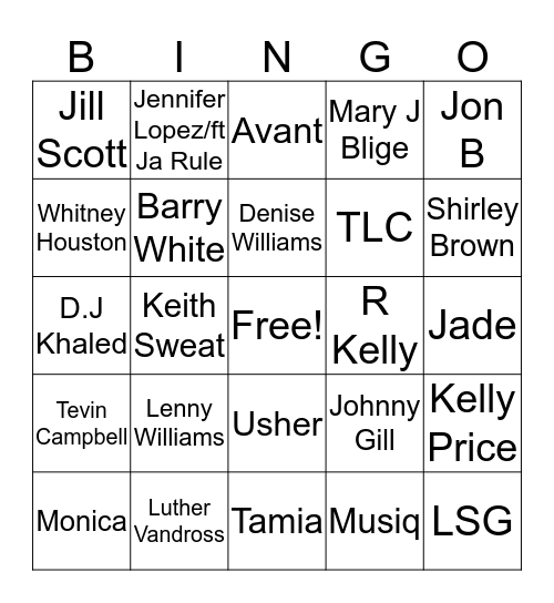 Trap  Bingo(1$Blackout Card) Bingo Card