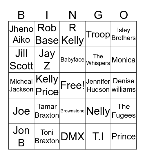 Trap Bingo(1$ Blackout Card) Bingo Card