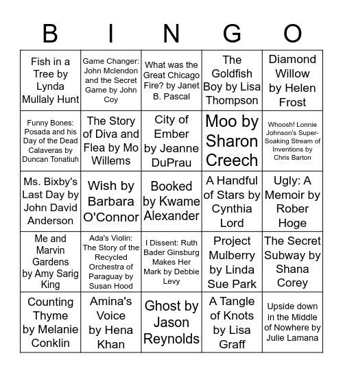 Bluestem Bingo 2019 Bingo Card