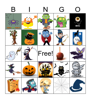 Halloween Bingo Card