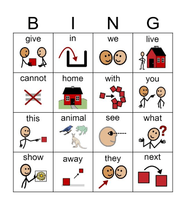 October Sight Words Bingo Card