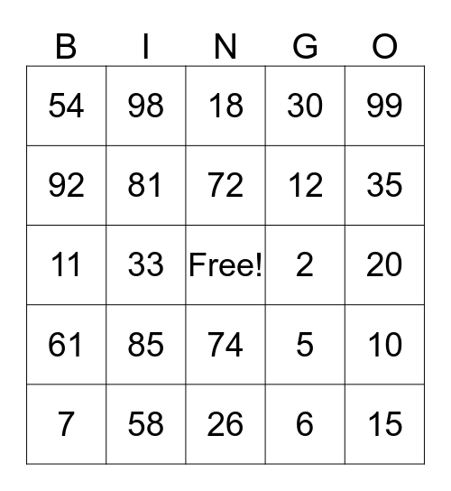 Loven’s 50th birthday Bingo Card