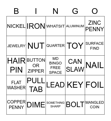 WHITE'S ELECTRONICS BINGO 2018 - ROUND 1 Bingo Card