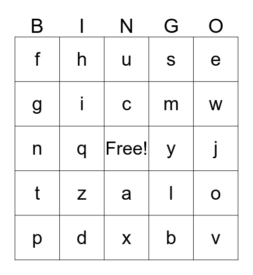 Baby Shower Bingo  Bingo Card