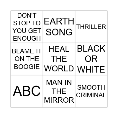 DALLAS' BIRTHDAY BINGO Card