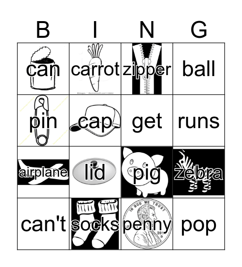 Wordlist 5 Bingo Card