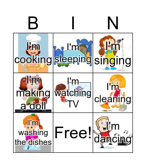 What are you doing Bingo Card