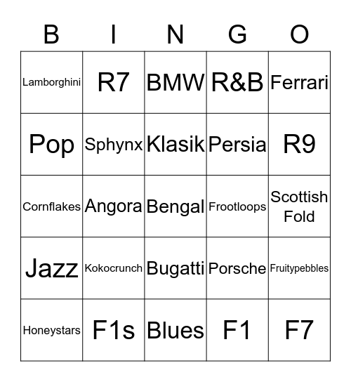 BINNIE1TES Bingo Card