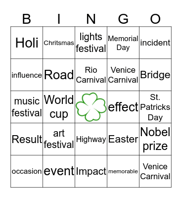 Let´s play Bingo Card