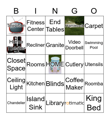 HOUSEWARMING Bingo Card