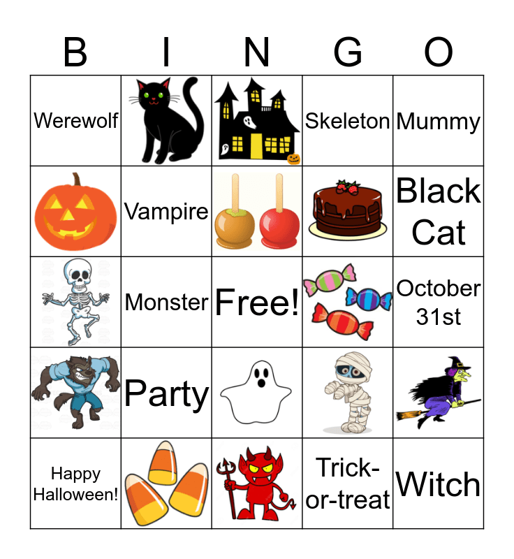 Play Halloween Bingo Online BingoBaker