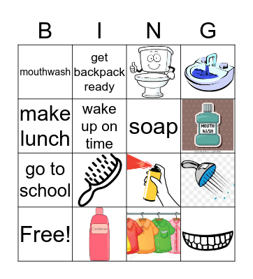 moring bingo  Bingo Card