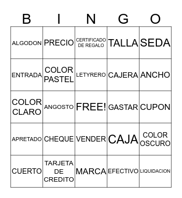 chapter 2 b Bingo Card