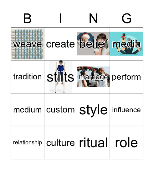 GR4 Unit1 Parts1&2 REACH Bingo Card