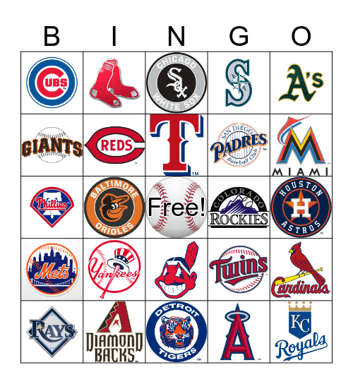BASEBALL BINGO Card