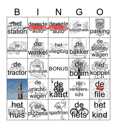 Trein Bingo Card