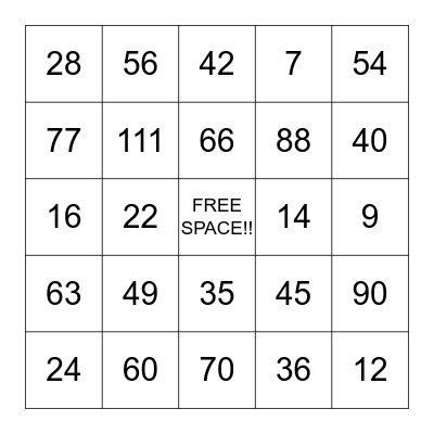 ITS BINGO TIME Y'ALL Bingo Card