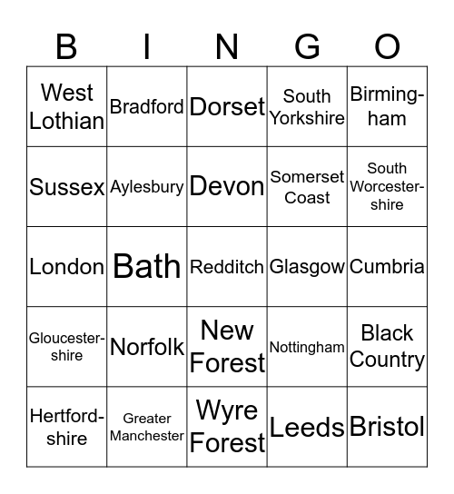 NIGHTSTOP Bingo Card