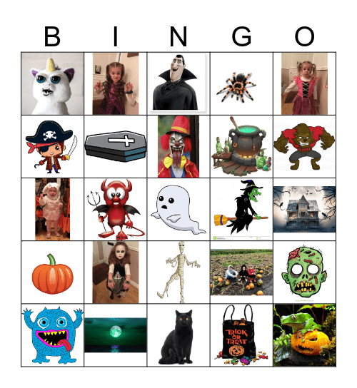 Halloween Bingo Card