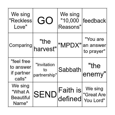 The Bingo Heart I Bingo Card