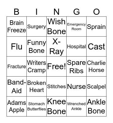 Operation BINGO Card