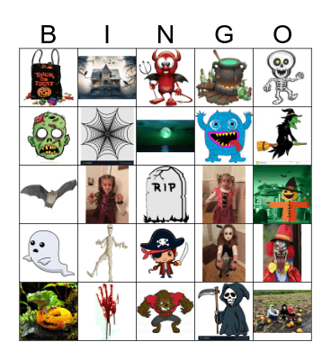 Halloween Bingo Card