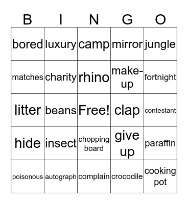 NI 2.7.1 Bingo Card