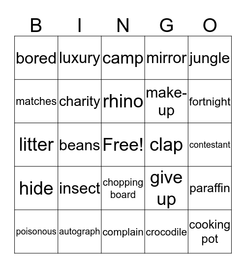 NI 2.7.1 Bingo Card