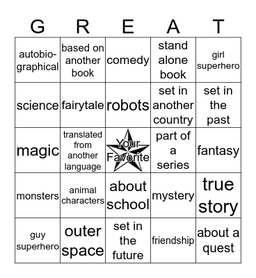 Graphics Are Great Bingo Card