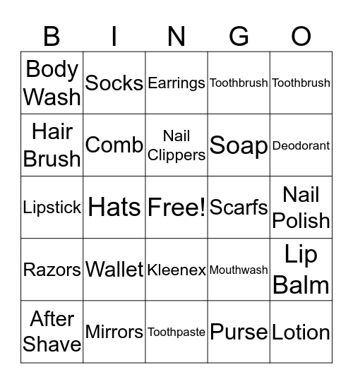Lakewest Nursing Home Bingo Card