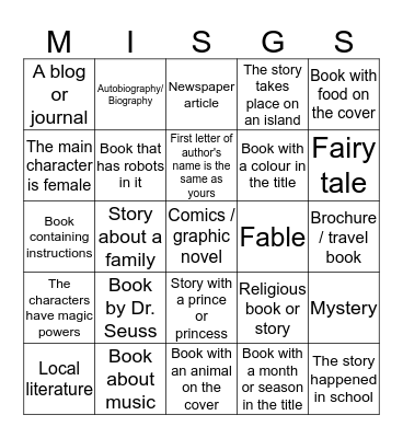 BOOK BINGO!!! 2018 Bingo Card