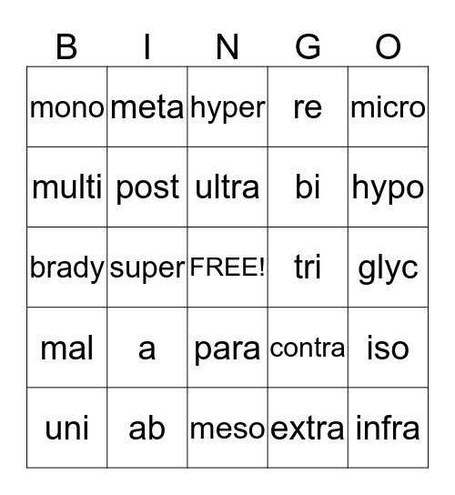 Certified Nurse Assistant Bingo Card