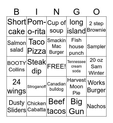 Happy Day Bingo Card