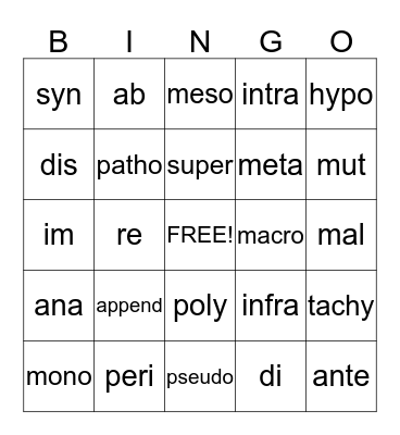 Certified Nurse Assistant Bingo Card